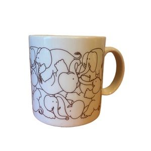 Vintage 1979 Taylor & Ng naughty elephants coffee mug ☕️